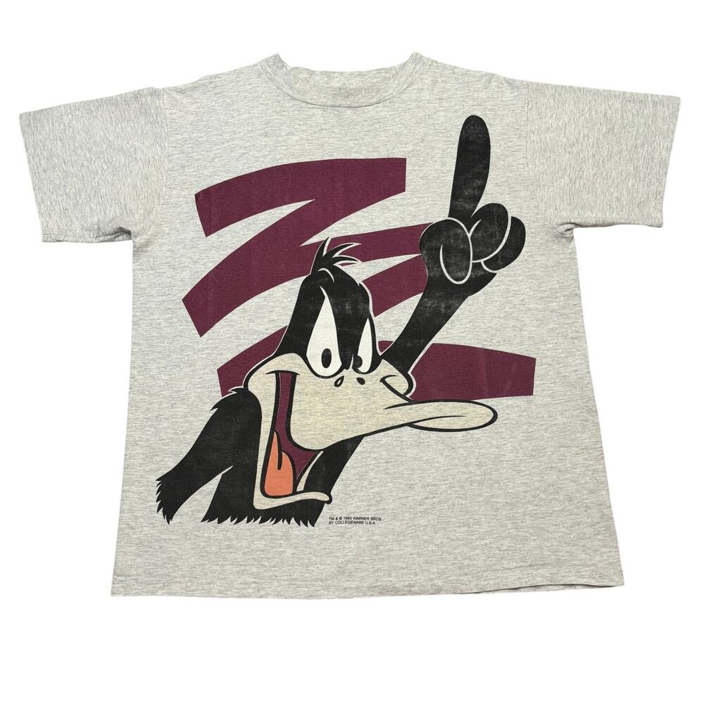 Vintage 1993 Warner Bros Daffy Duck Tee Shirt Men's XL Single Stitch